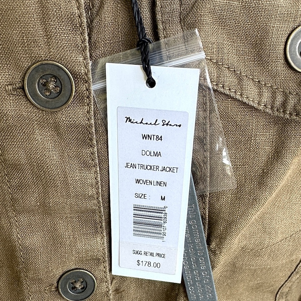 Michael Stars Tan Utility Jacket - Picture 2 of 4